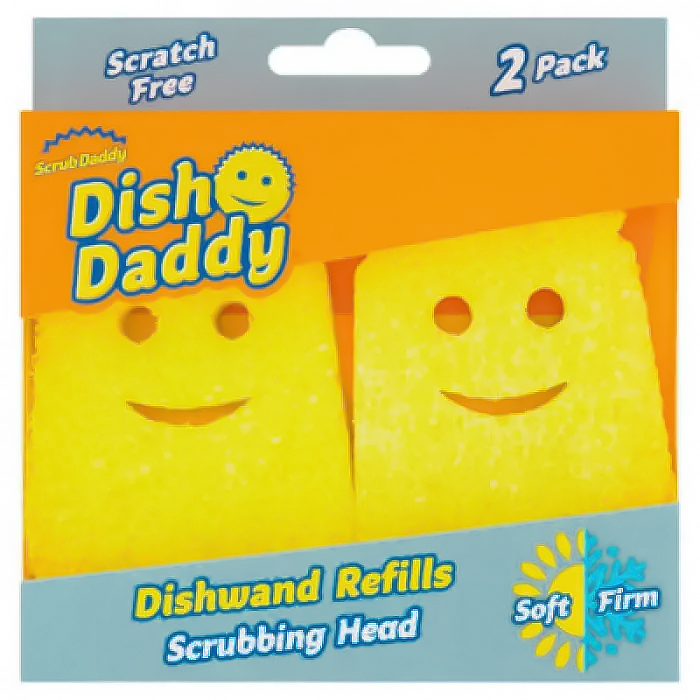 Запасные губки для щеток для мытья посуды Scrub Daddy Dish, 2 шт - 